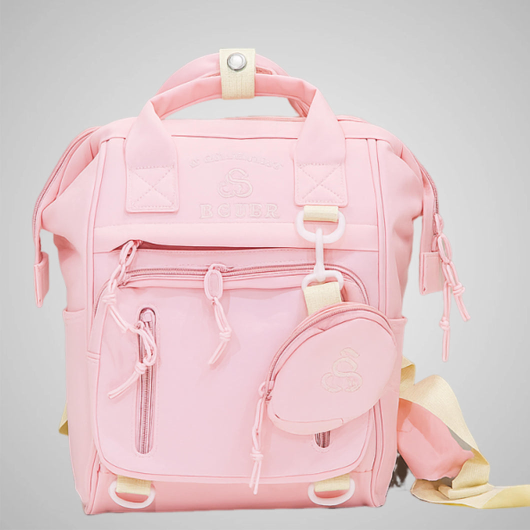 Fareto Multi-Pocket Diaper Bag – High quality Durable, Elegant Baby Care Bag with Insulation Layer & Quilted Front Design – Perfect for New Moms ( Pack of 1)