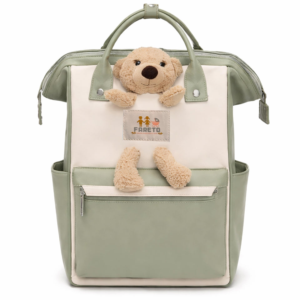 Fareto Premium Quality Diaper Bag For Mother, Multipurpose Stylish Diaper Bag (Pack Of 1)(F694)