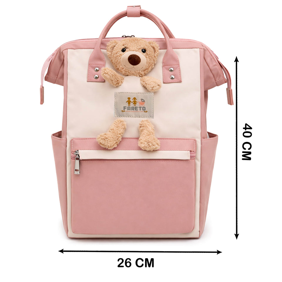 Fareto Premium Quality Diaper Bag For Mother, Multipurpose Stylish Diaper Bag (Pack Of 1)(F694)