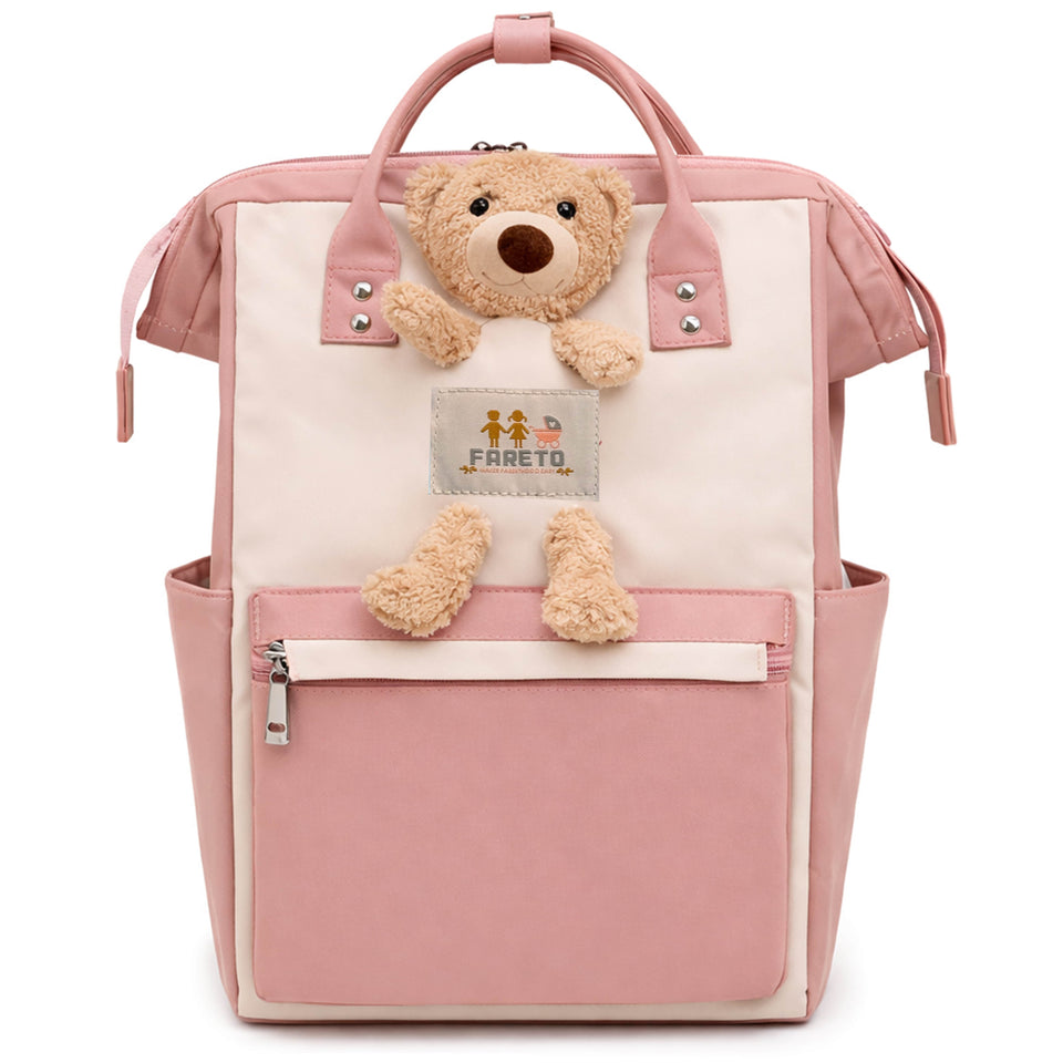 Fareto Premium Quality Diaper Bag For Mother, Multipurpose Stylish Diaper Bag (Pack Of 1)(F694)