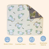 Fareto Baby And Kids Super Soft 100% Muslin Cotton 10 Layer Blanket For (0-5 Year)(Pack Of 1)(Size.115 * 115CM)(Colours And Designs May Vary )(F650)
