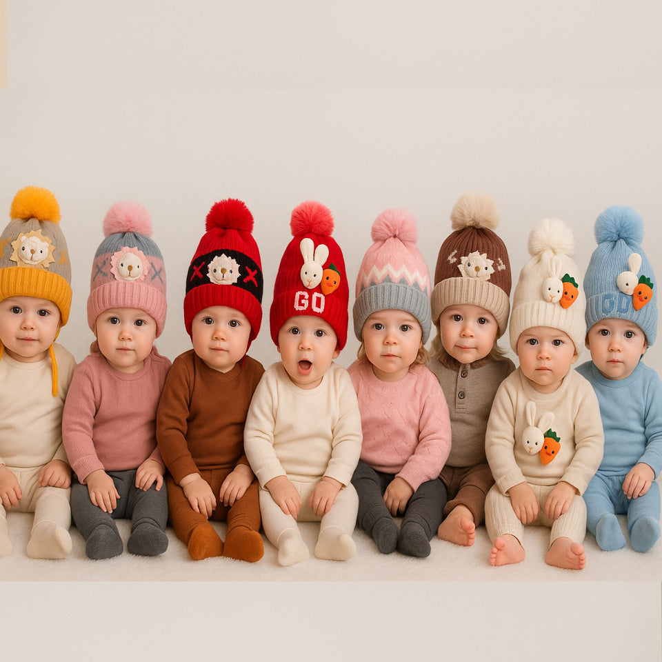 Fareto Premium Baby Woolen Cap – Soft, Warm & Comfortable (Pack of 1)(F667)