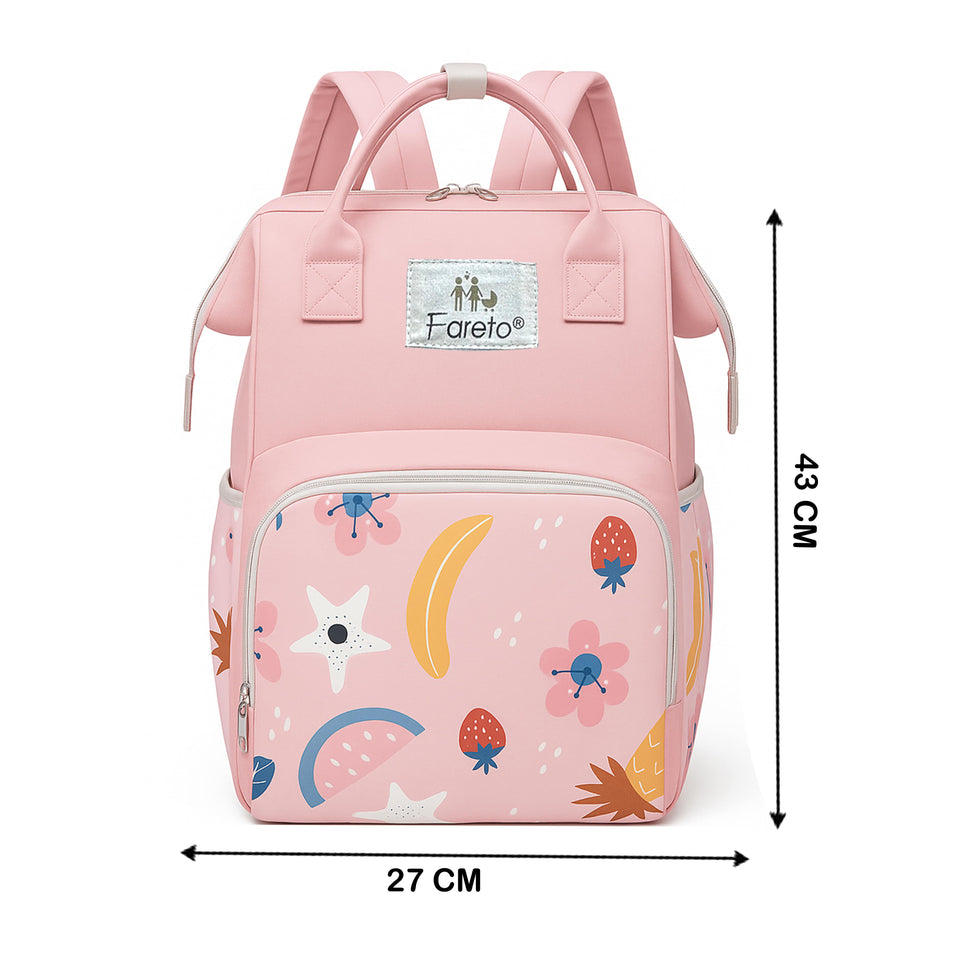 Fareto Premium Quality Diaper Bag For Mother, Multipurpose Stylish Diaper Bag (Pack Of 1)(