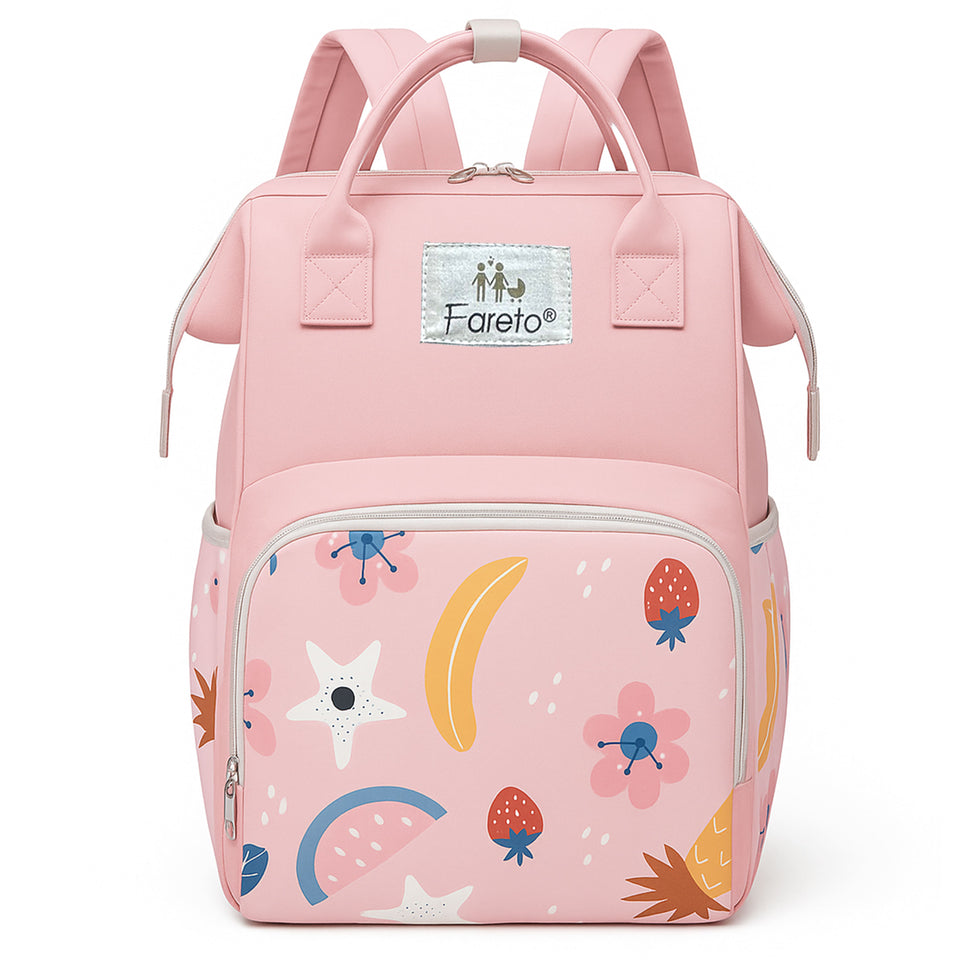 Fareto Premium Quality Diaper Bag For Mother, Multipurpose Stylish Diaper Bag (Pack Of 1)(