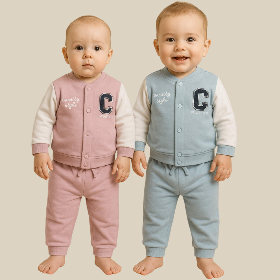 Fareto Baby Boys & Girls Full Sleeve Cotton Clothing Set | Pack of 1 Top & Pant Combo | Soft & Comfortable Daily Wear for Newborns (F672)