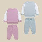 Fareto Baby Boys & Girls Full Sleeve Cotton Clothing Set | Pack of 1 Top & Pant Combo | Soft & Comfortable Daily Wear for Newborns (F672)