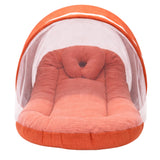 Fareto Newborn Baby 100% Muslin Cotton Mosquito Net | Safe, Soft & Portable Baby Bed | (0-1 Year)(F693)