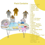 FARETO NEW BORN BABY MONSOON SEASON HOSPITAL ESSENTIALS 82 IN 1 (0-6 MONTHS)(F569)