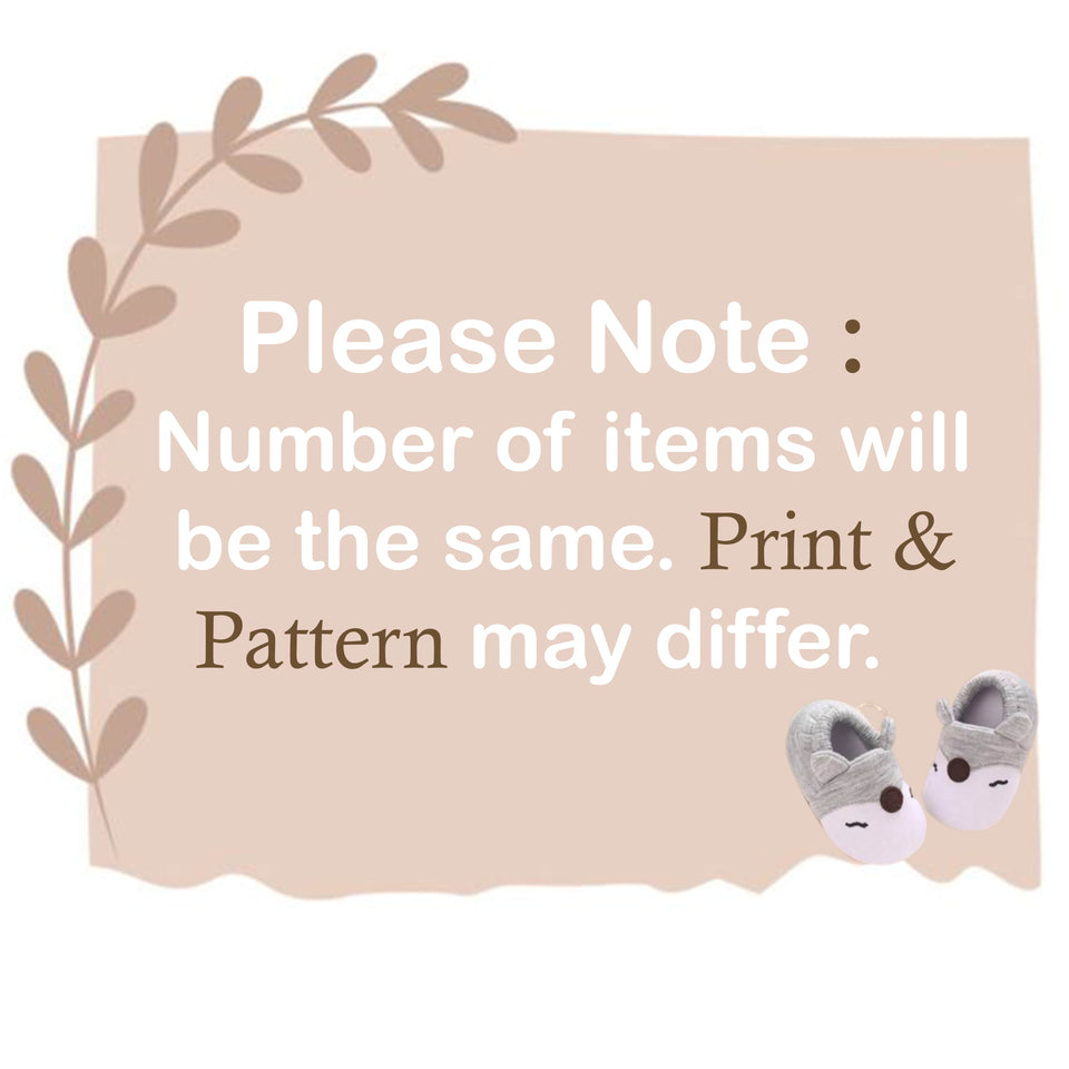 FARETO NEW BORN BABY PREMIUM QUALITY 101 SUMMER & MODERATE COMBO BABY ESSENTIALS ALL IN 1(0-6 MONTHS)(F354)