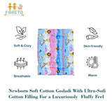 FARETO NEW BORN BABY HAND CARRY BED | GADI | (PACK OF 5) (0-8 MONTHS)(68*48CM)
