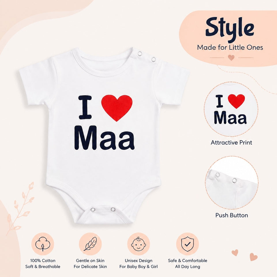 Fareto Baby Boy's & Girl's Body Suit | Romper | Clothing Set | Gift Pack (Pack of 2)(F64)