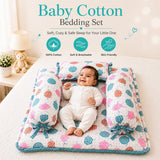 FARETO NEW BORN BABY FULL BEDDING SET COMBO  (0-6 MONTHS)(F367)