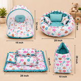 FARETO NEW BORN BABY FULL BEDDING SET COMBO  (0-6 MONTHS)(F367)