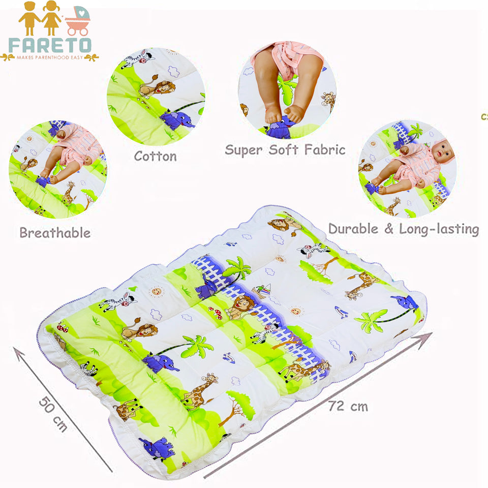 Fareto 7 in 1 New Born Baby Hand Carry Bed Combo Pack (0-12 Months)