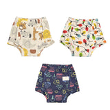 Fareto New Born Baby Washable And Reuseble Padded Underwear for Babies (Pack of 3)