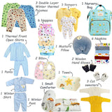 FARETO NEW BORN BABY PREMIUM QUALITY PURELY WINTER ESSENTIALS 99 IN 1 ( 0-6MONTHS)_NURSERY BAG(F479)