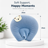 Fareto New Born Baby U-Shaped Super Soft Mustard Pillow(0-3 Months)(L-25CM, B-25CM)(F205)