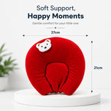Fareto New Born Baby U-Shaped Super Soft Mustard Pillow(0-3 Months)(L-25CM, B-25CM)(F209)