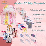 Fareto 26 in 1 New Born Baby Complete Daily Esentials | Gift Pack | Combo Set | (0-6 Months)
