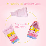 Fareto Complete Bedding Set essentials Combo For Baby (0-6 Months)(Pink_Giraffe)