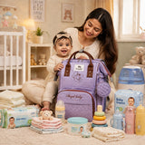 Fareto Premium Quality Diaper Bag for Mother, Multipurpose Stylish Diaper Bag (Pack Of 1)(F486)