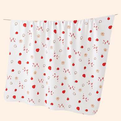 Fareto Baby Super Soft 100% Cotton Hosiery Blanket Without Hood Single Layer Lightweight Wrapper for Newborns (Pack of 1) (0-12 Months)(87 x 84 CM)(F596)