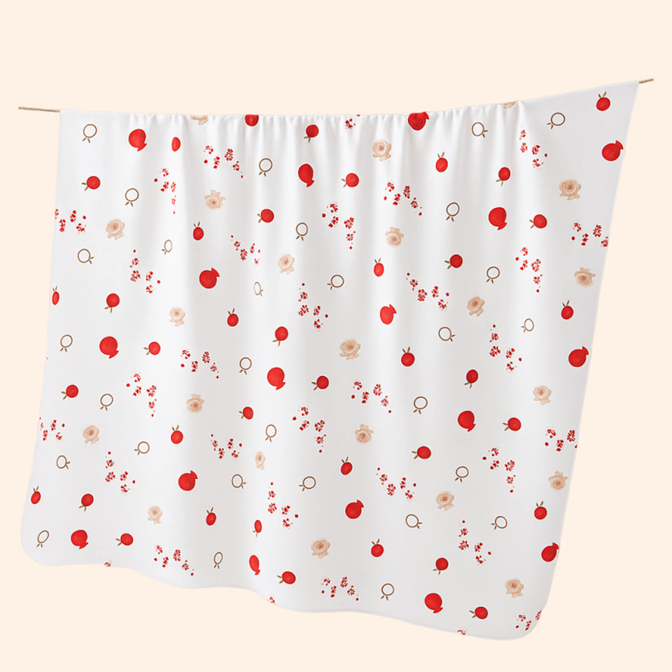 Fareto Baby Super Soft 100% Cotton Hosiery Blanket Without Hood Single Layer Lightweight Wrapper for Newborns (Pack of 1) (0-12 Months)(87 x 84 CM)(F596)