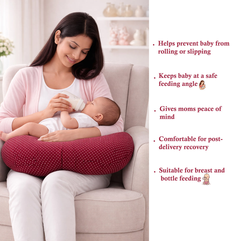 Fareto Baby bedding Essentials 1 Nest | 1 Mattress with net | 1 Carry bed | 1 Bolster set | 1 Carry bag | 1 Portable bed | 1 Feeding pillow | 1 Blanket (0-6M)(F499)