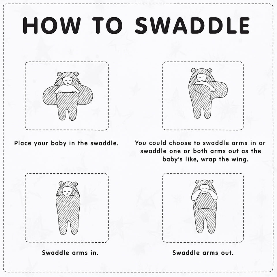 Fareto Hooded Baby sleeping bag | Carry Nest | Bath Robe For Newborns – Super Soft Absorbent Fleece Wrapper ( 0–6 Months)(F643)