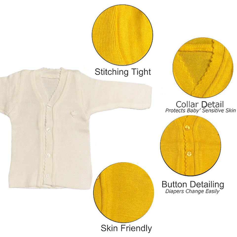 Fareto Newborn Baby Winter Clothing Combo Set – 18 in 1 Woolen & Fleece Essentials Kit for 0–6 Months | Super soft All in 1 winter clothing set | Gift Set for Newborns(F669)