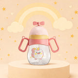 Fareto baby Little Spout Sipper for Infant/Toddler,370ml,Anti-Spill Sippy Cup with Soft Silicone Spout BPA Free,(pack of 1)(Colours And Designs May Vary)(F522)