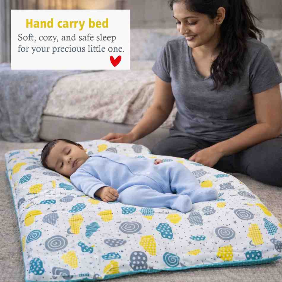 Fareto 77 in 1 New Born Baby Monsoon Season Hospital Essentials Combo, Baby Bedding & Clothing Gift Set for Newborn Boys & Girls (0-6 Months)(F771)