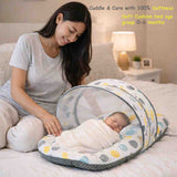 Fareto 77 in 1 New Born Baby Monsoon Season Hospital Essentials Combo, Baby Bedding & Clothing Gift Set for Newborn Boys & Girls (0-6 Months)(F771)