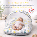 FARETO COMPLETE BEDDING SET ESSENTIALS COMBO FOR BABY (0-6 MONTHS)(GREY SPIRAL)(F319)