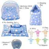 Fareto New Born Baby Summer Hospital Essentials 62 in 1 (0-6M)(F525)