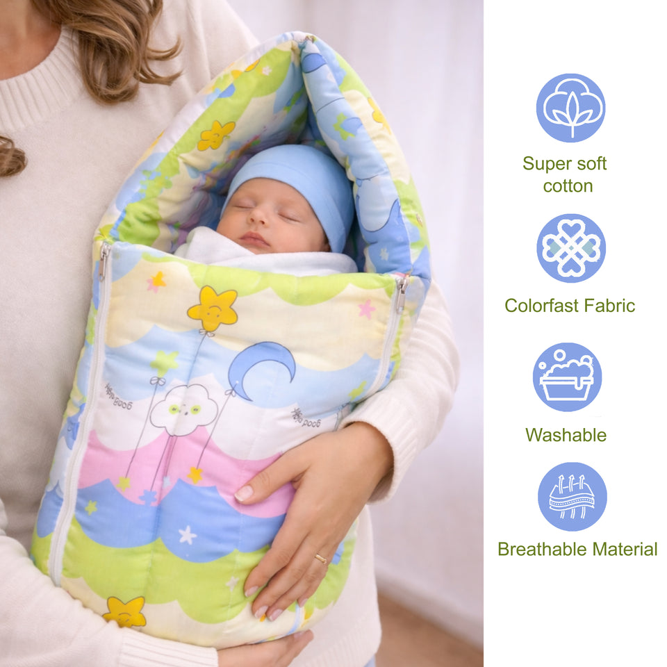 Fareto New Born Baby Summer Hospital Essentials 62in1 (0-6M)(F282)