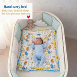 Fareto Baby Boy's & Girl's Summer Hospital Essential Combo for New Born | Gift Pack | Baby Products | Maternity Essentials | Bedding Set (116 Items)(0-6 Months)(F740)