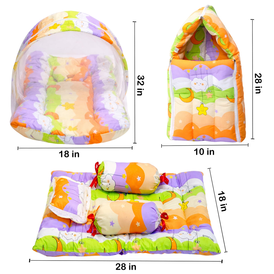 Fareto New Born Baby Summer Hospital Essentials 62 in 1 (0-6M)(F282)
