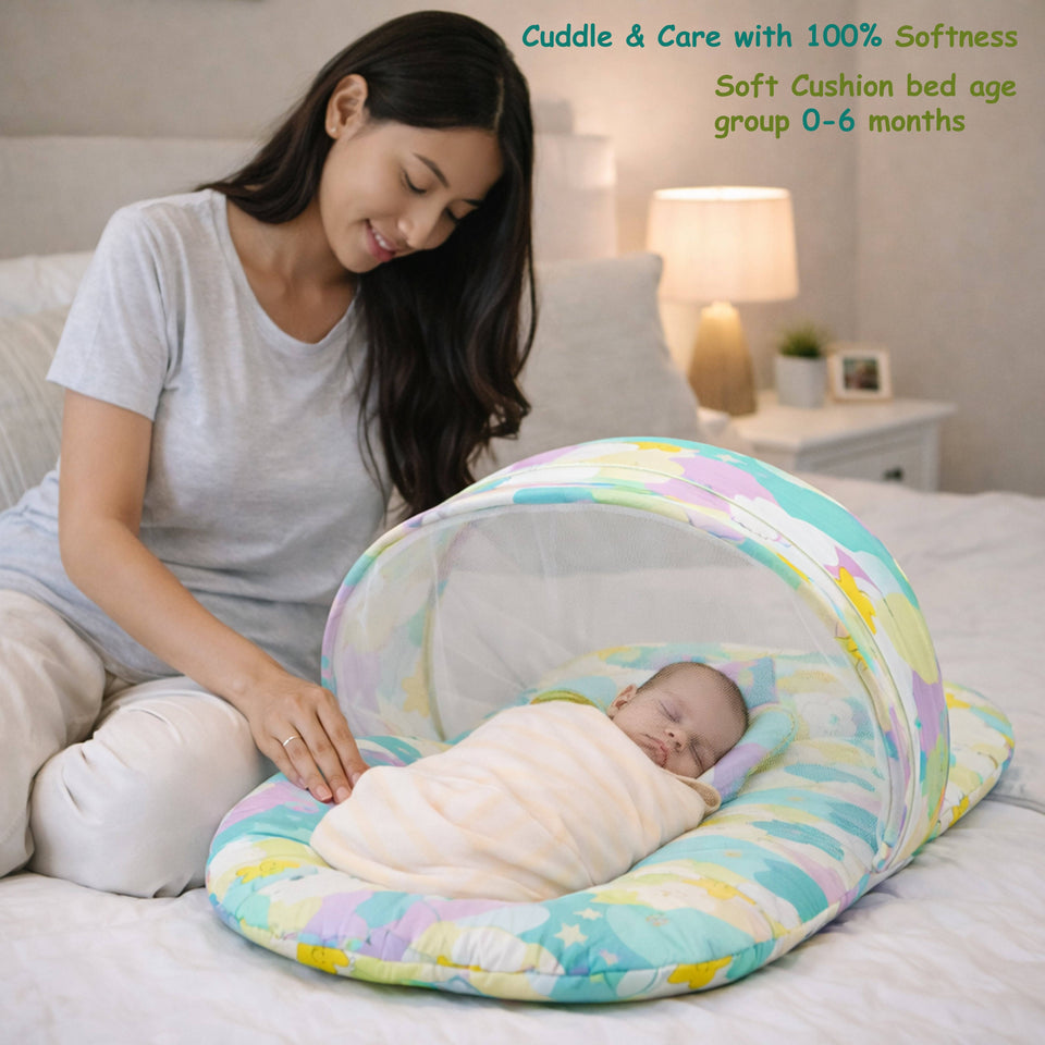 Fareto Baby Boy's & Girl's Summer Hospital Essential Combo for New Born | Gift Pack | Baby Products | Maternity Essentials | Bedding Set (66 Items)(0-6 Months)(F733)
