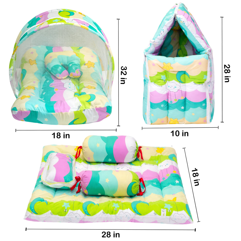 Fareto New Born Baby Summer Hospital Essentials 62in1 (0-6M)(F283)