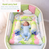 FARETO COMPLETE BEDDING SET ESSENTIALS COMBO FOR BABY (0-6 MONTHS)(New-Star-Blue)(F572)