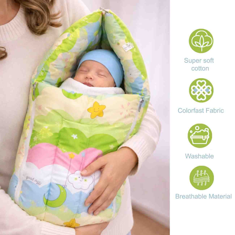 FARETO NEW BORN BABY MONSOON AND SEMI WINTER SEASON HOSPITAL ESSENTIALS 81 IN 1 (0-6 MONTHS)(F574)