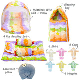 Fareto New Born Baby Summer Hospital Essentials 62 in 1 (0-6M)(F282)