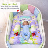 FARETO COMPLETE BEDDING SET ESSENTIALS COMBO FOR BABY (0-6 MONTHS)(New-Star-Blue)(F572)
