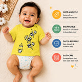 Fareto Baby Daily wear T-Shirt (Pack of 4)(F134)