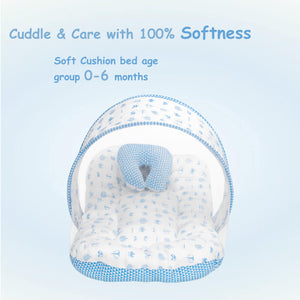 FARETO COMPLETE BEDDING SET ESSENTIALS COMBO FOR BABY (0-6 MONTHS)( TAJ  )
