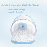 FARETO COMPLETE BEDDING SET ESSENTIALS COMBO FOR BABY (0-6 MONTHS)( TAJ  )
