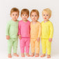 Fareto Baby front open Winter season thermal set(Pack of 4) Colours may vary