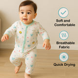 Fareto Baby Thermal Set | Front Open Winter Wear for Infants – Super Soft Cotton (Pack of 3)(F646)