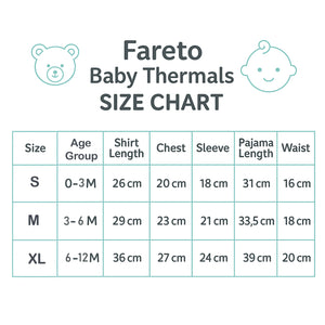 Fareto Baby front open Winter season thermal set(Pack of 2) Colours may vary